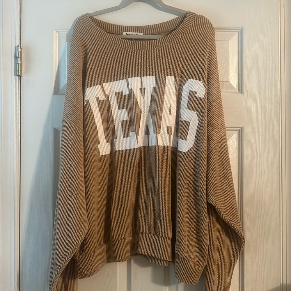 Oversized Texas Boutique brand pullover